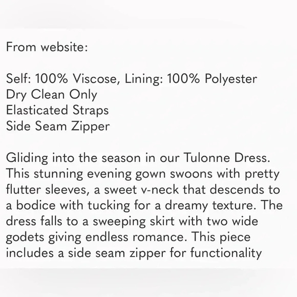 NWT LoveShackFancy Tulonne Dress in Rose Patch Size 4 - Picture 5 of 11